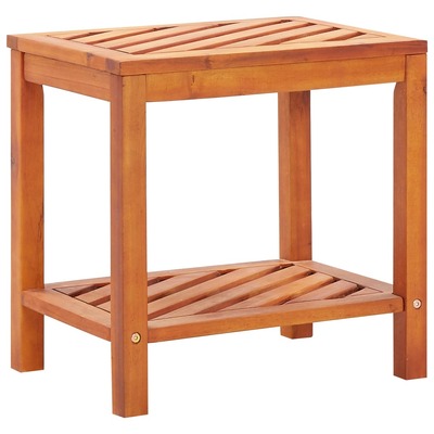 Side Table Solid Acacia Wood 