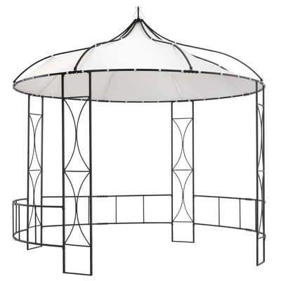 Gazebo White Round