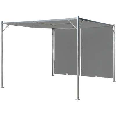 Garden Pergola with Retractable Roof  Anthracite