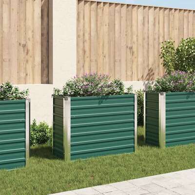 Garden Planter Galvanised Steel  