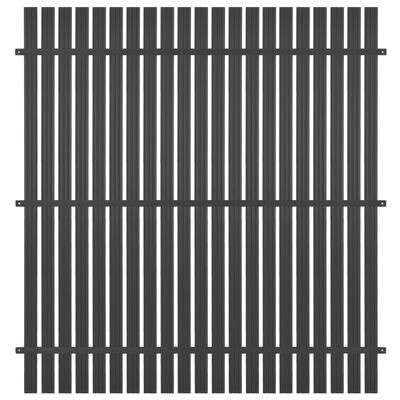 Fence Panel Aluminium  Anthracite