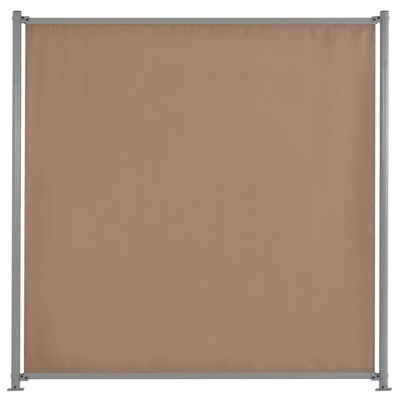 Fence Panel with 2 Posts Fabric  Taupe