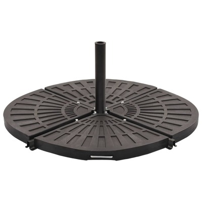 Umbrella Weight Plate Black Fan-shaped 20 kg
