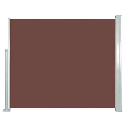 Retractable Side Awning, Brown