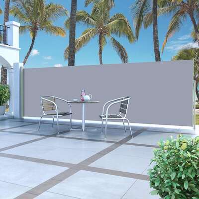 Retractable Side Awning / Grey