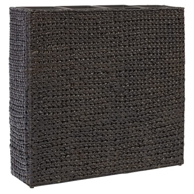 Garden Planter with 4 Pots Water Hyacinth Black