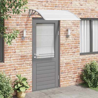 Door Canopy - Grey  Plastic