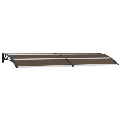 Door Canopy Black  Plastic