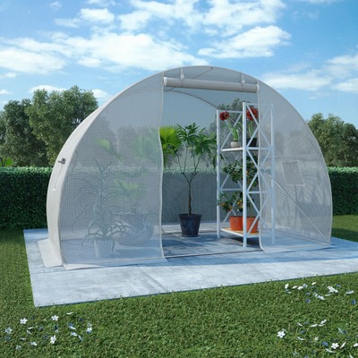 Greenhouse with Steel Foundation 4.5m? 300x150x200 cm