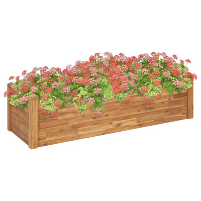 Garden Bed  Solid Acacia Wood