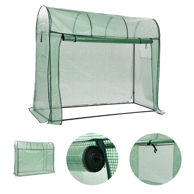 Greenhouse with Zippered Door 
