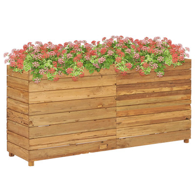 Planter  Recycled Teak and Steel