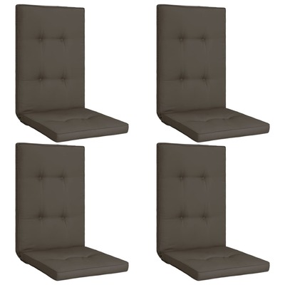 Garden Chair Cushions 4 pcs Anthracite 120x50x5 cm