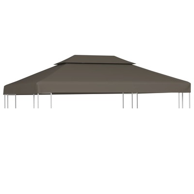 2-Tier Gazebo Top Cover Taupe