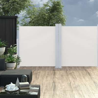 Retractable Side  Awning Cream 