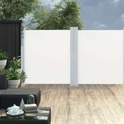 Retractable  Side Awning Cream 