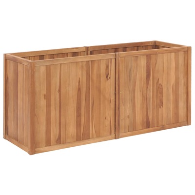 Garden Raised Bed 150x50x70 cm Solid Teak Wood