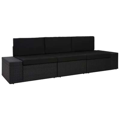 Minimalist Sectional Sofa 3 Seater Poly Garden Gathering Essentials 