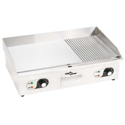 Electric Griddle Stainless Steel 4400 W 73x51x23 cm