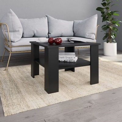 Coffee Table Black Chipboard