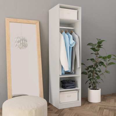 Wardrobe  White Chipboard