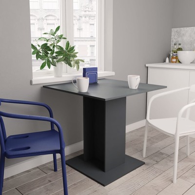 Dining Table  Grey Chipboard