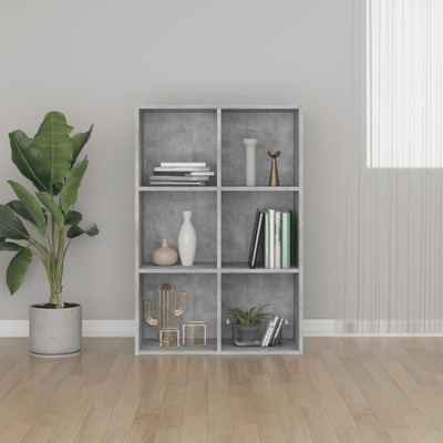 Book Cabinet/Sideboard  Concrete Grey Chipboard