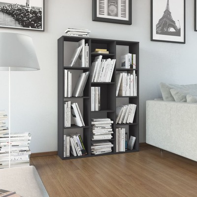 Room Divider/Book Cabinet  Grey Chipboard