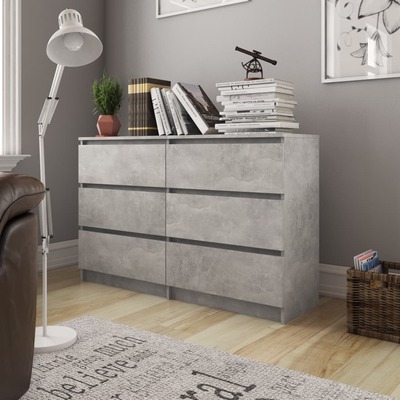 Sideboard Concrete Grey - Chipboard