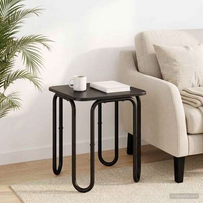 Black Coffee Table 40cm 40x40x45cm