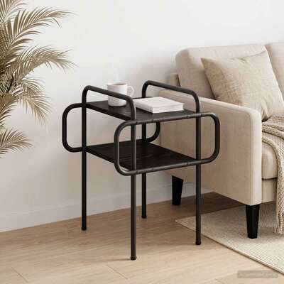 Black Coffee Table 40cm 40x40x51cm