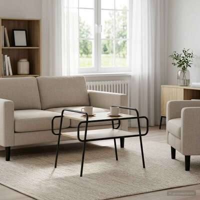 Coffee Table Oak 70cm 70x50x51cm