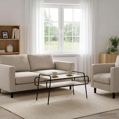 Coffee Table Oak 100cm 100x50x51cm