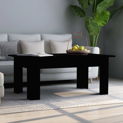 Coffee Table Black 100x60x42 cm Chipboard