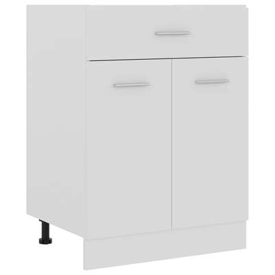 Drawer Cabinet Sonoma Oak Engineered Wood Underdesk File Locker Chest