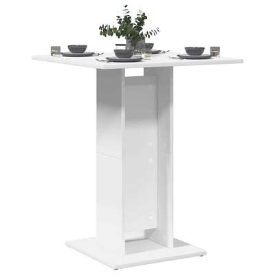 Bistro Table White 60x60x75 cm Chipboard