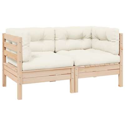Premium 2 Seater Garden Sofa with Patio Setup Modern Living 
