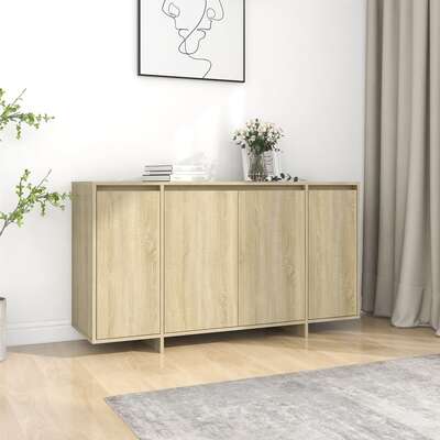 Sideboard Cabinet & Storage Sonoma Oak Chipboard