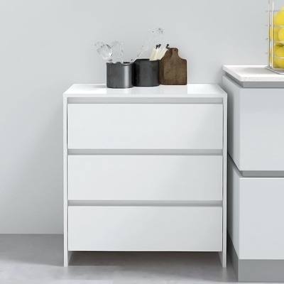 Buffets & Sideboard Storage High Gloss White Chipboard