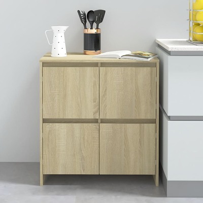 Buffets & Sideboard Wall Mount Sonoma Oak Chipboard