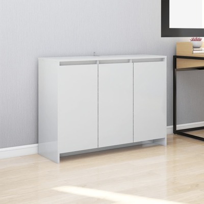 Buffets & Sideboard High Gloss White Chipboard