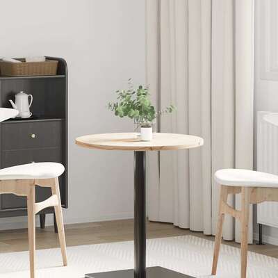 Round Pine Timber Table Top 60cm Solid Wood | EXTG