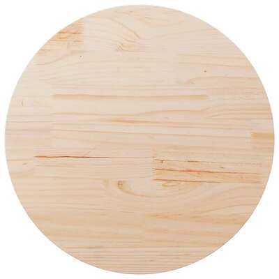 Round Pine Solid Wood Table Top 80cm | EXTG