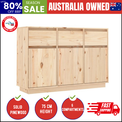 Sideboard Solid Wood Pine