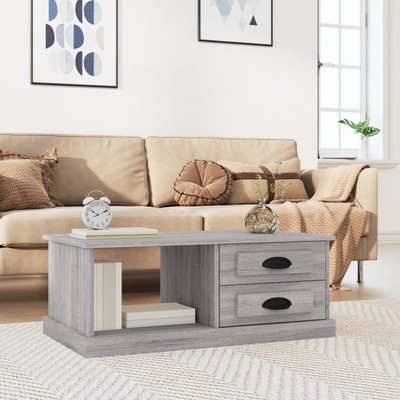 Ethereal Oak: Grey Sonoma Engineered Wood Coffee Table