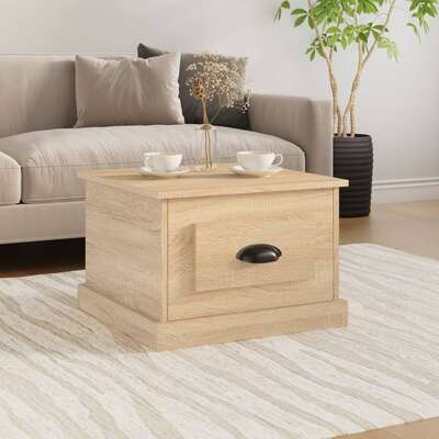 Rustic Reverie: Sonoma Oak Engineered Wood Coffee Table