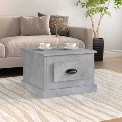 Urban Haven: Concrete Grey Engineered Wood Coffee Table