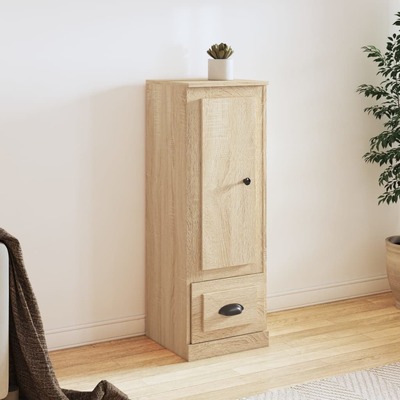 Contemporary Highboard in Sleek Sonoma Oak Engineered Finish