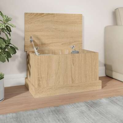 Sonoma Oak Engineered Wooden Organizer with Compartments