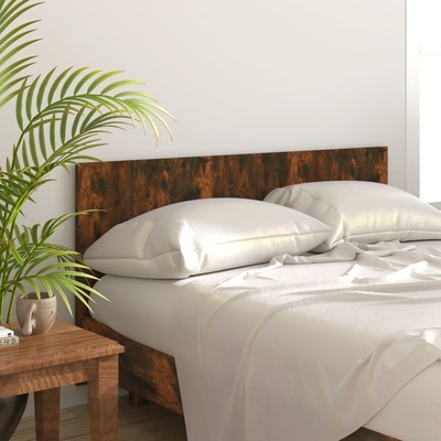 Bed Headboard - Smoked Oak Engineered Wood